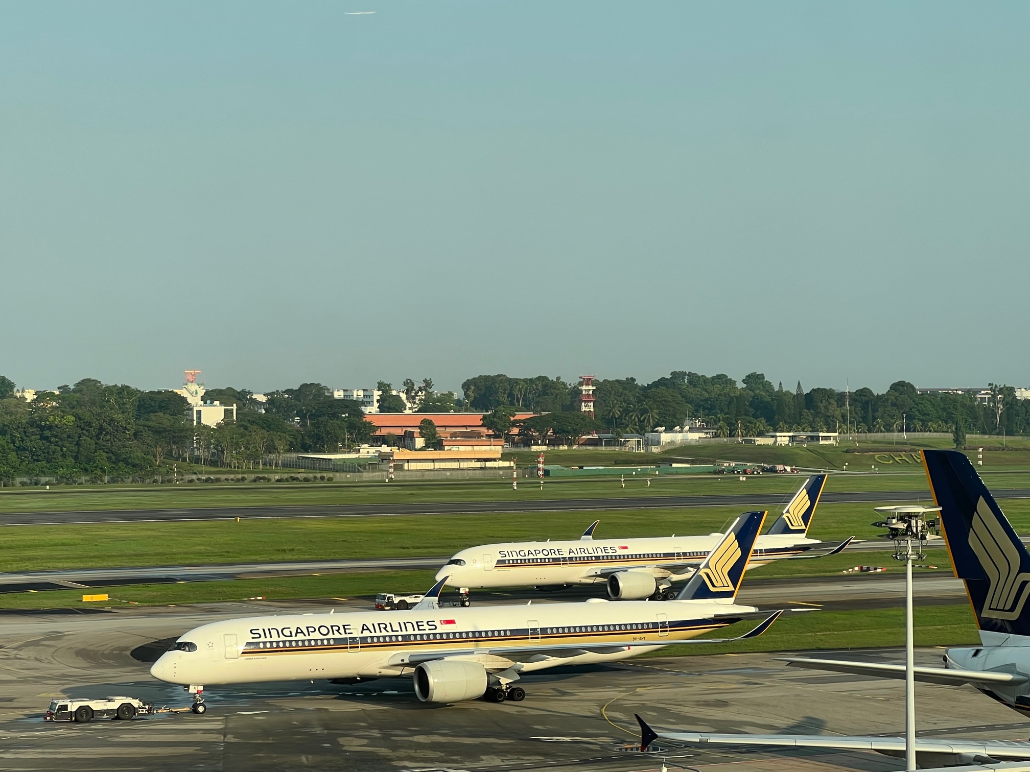 Singapore Airlines At Changi Airport