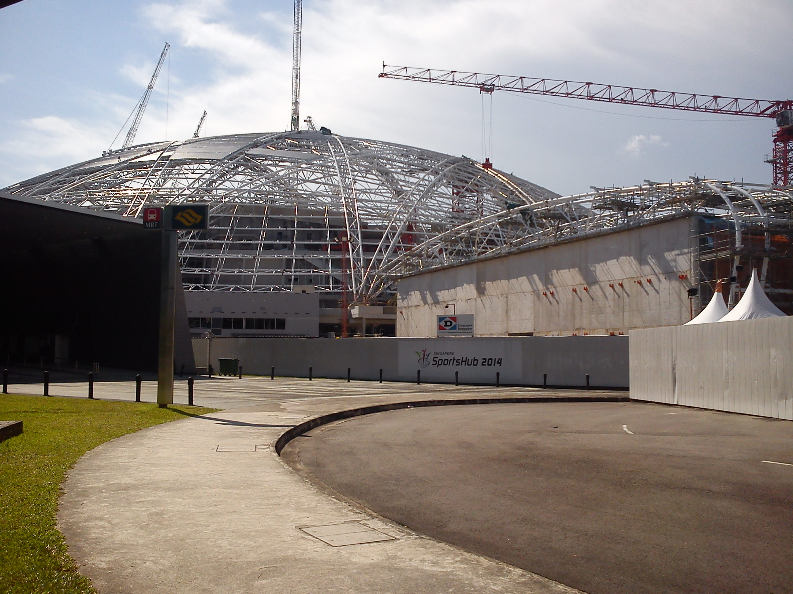 Construction Of Singapore Sports Hub