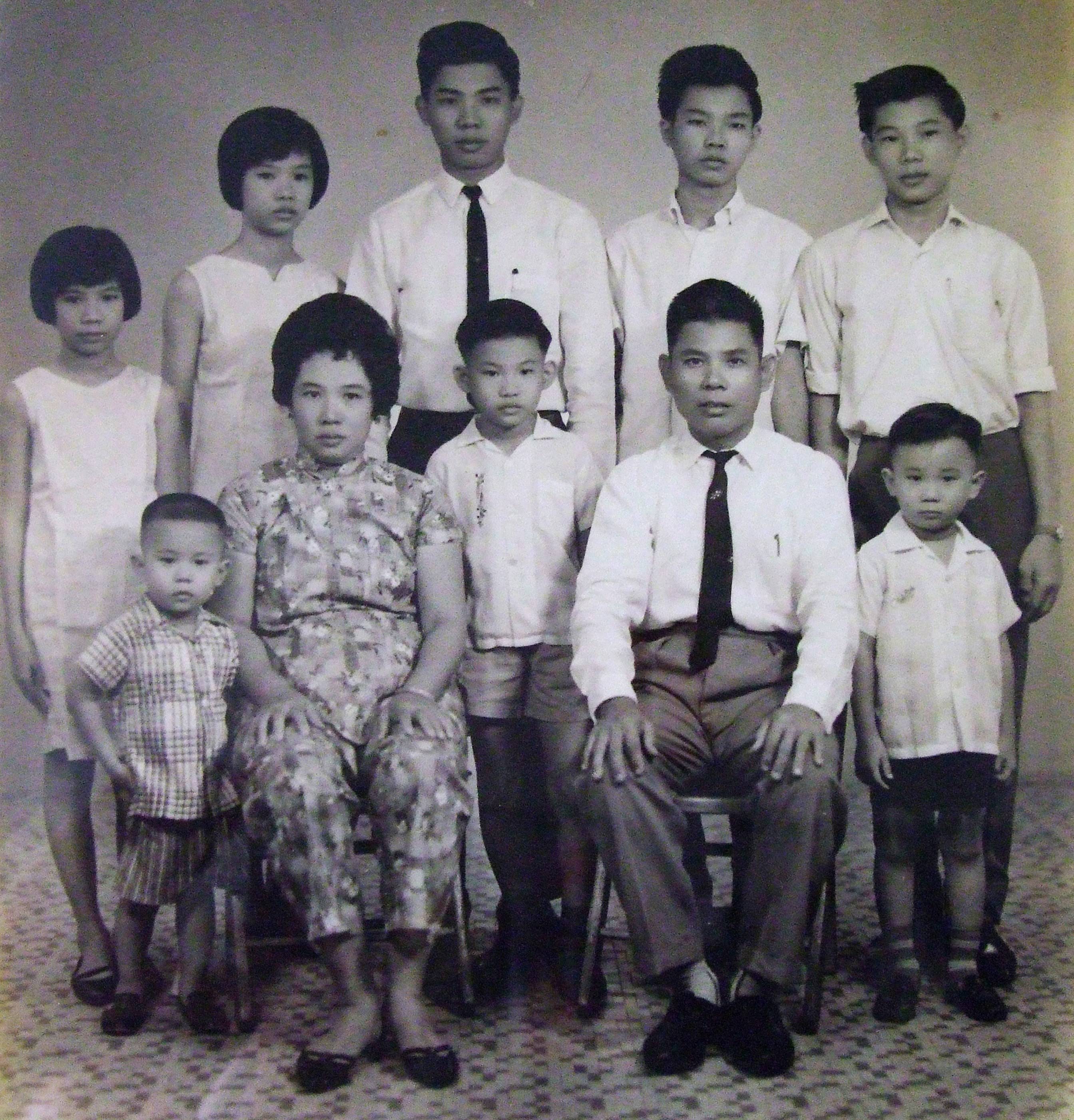 Kong Family Photo Taken In 1966