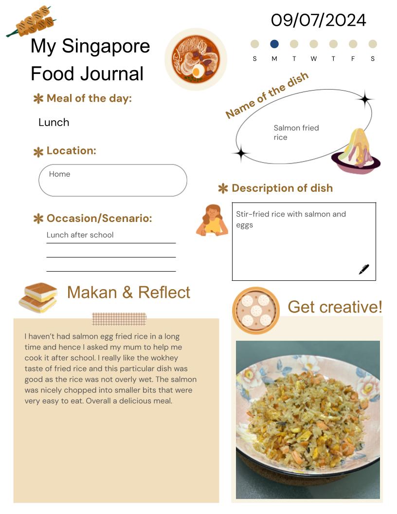 Food Journal Day 9